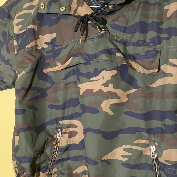 New hooded waterproof anorak w. pockets & zippers - Picture 2 of 4